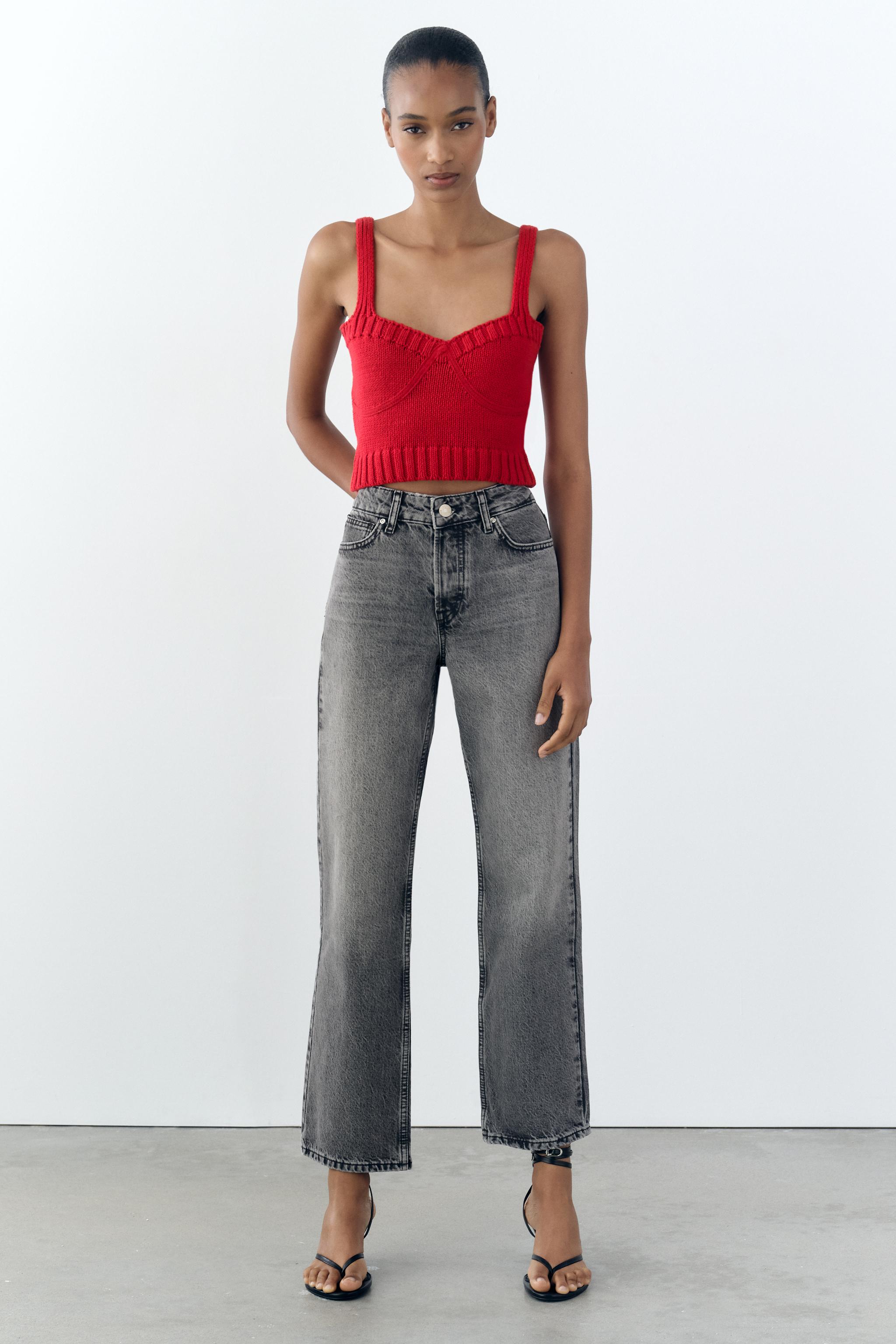 MID-RISE Z1975 STRAIGHT LEG JEANS - Mid-blue | ZARA United 