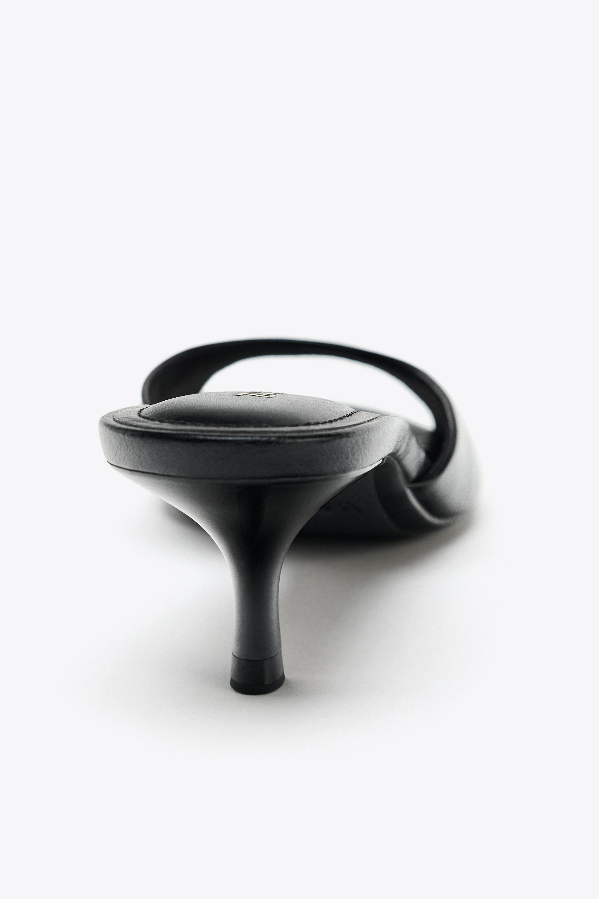 PATENT LEATHER SANDALS - Black | ZARA United States