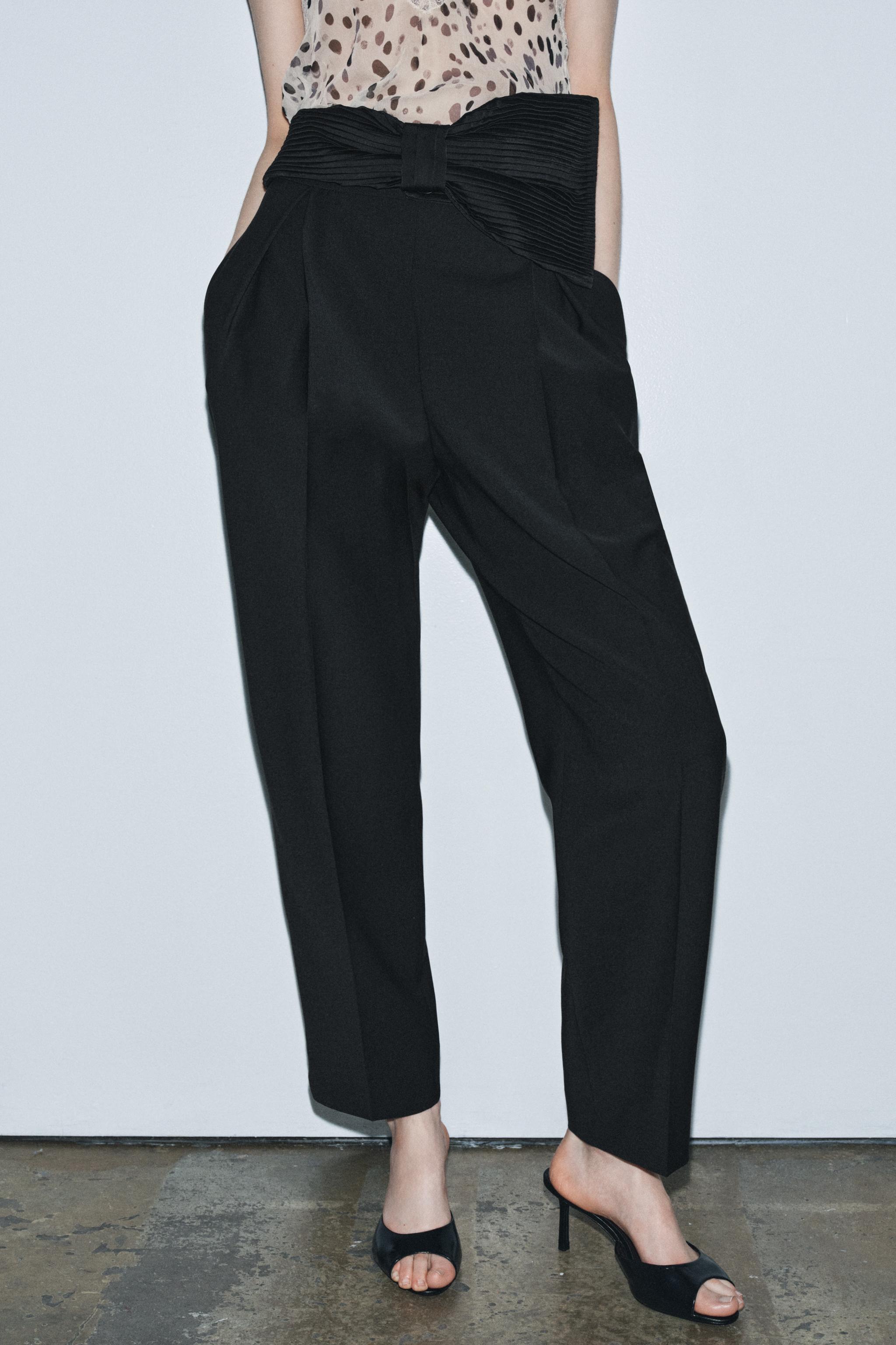 ZW COLLECTION LIMITED EDITION TIE WAISTBAND PANTS