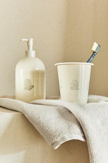 CHILDREN'S ELEPHANT TOOTHBRUSH HOLDER - Cream by Zara - Image 5