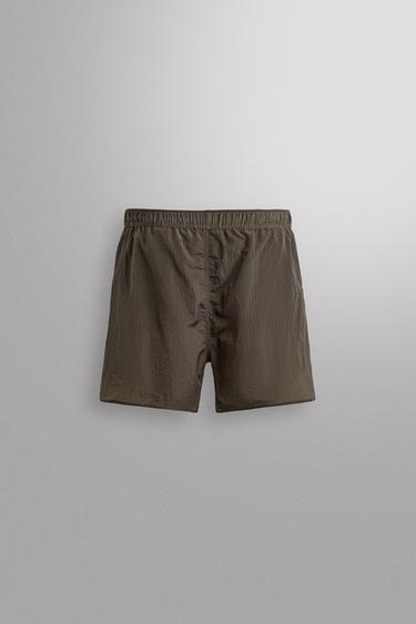 SHORT 2 EN 1 TRAINING - Marron de Zara - Image 6