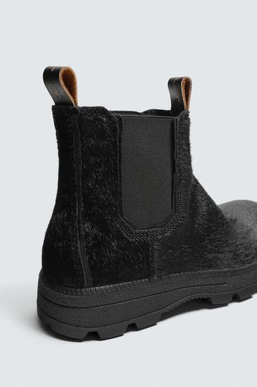 BOTTES CHELSEA EN CUIR X SR_A - Noir de Zara - Image 5