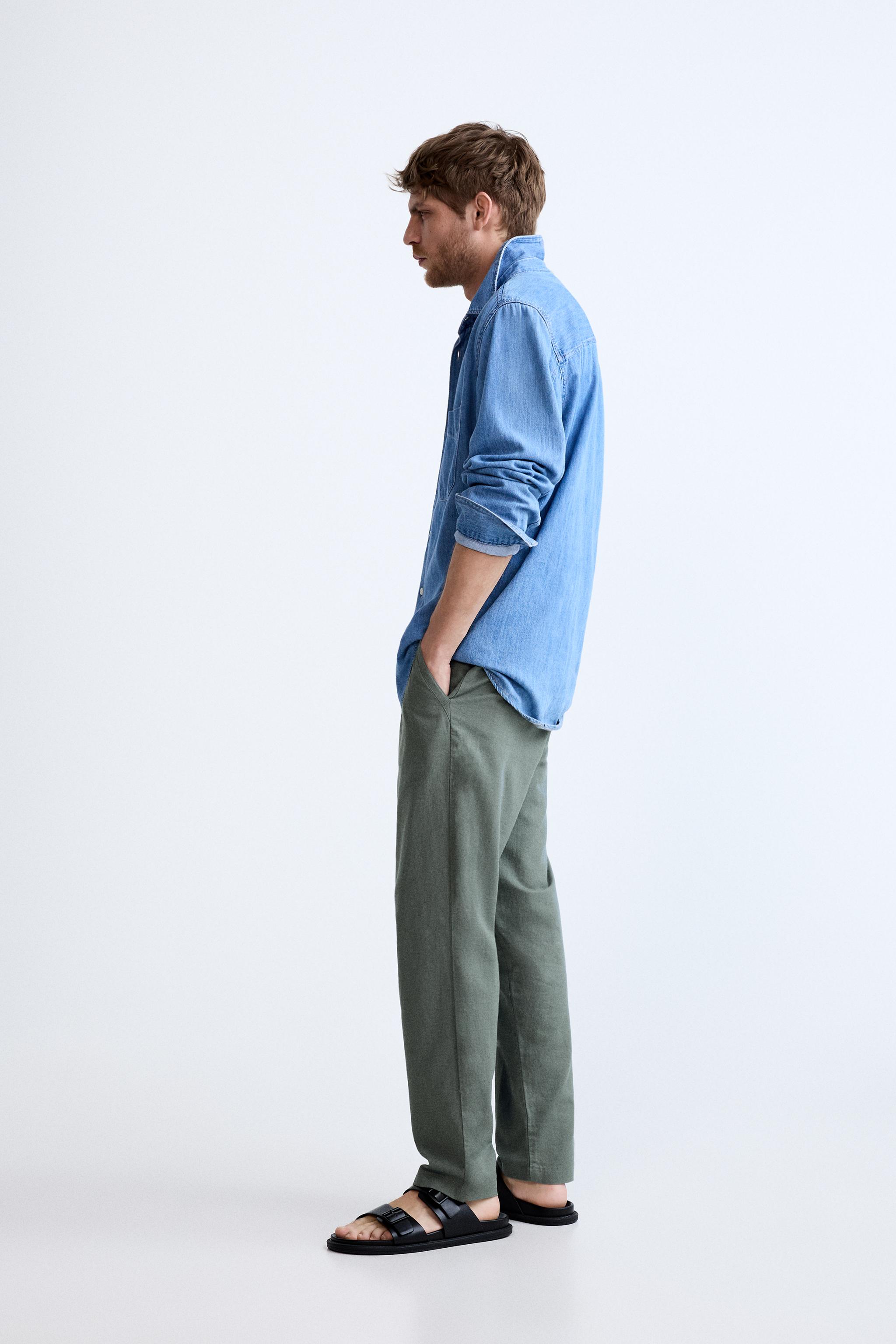 Zara 2024 linen joggers