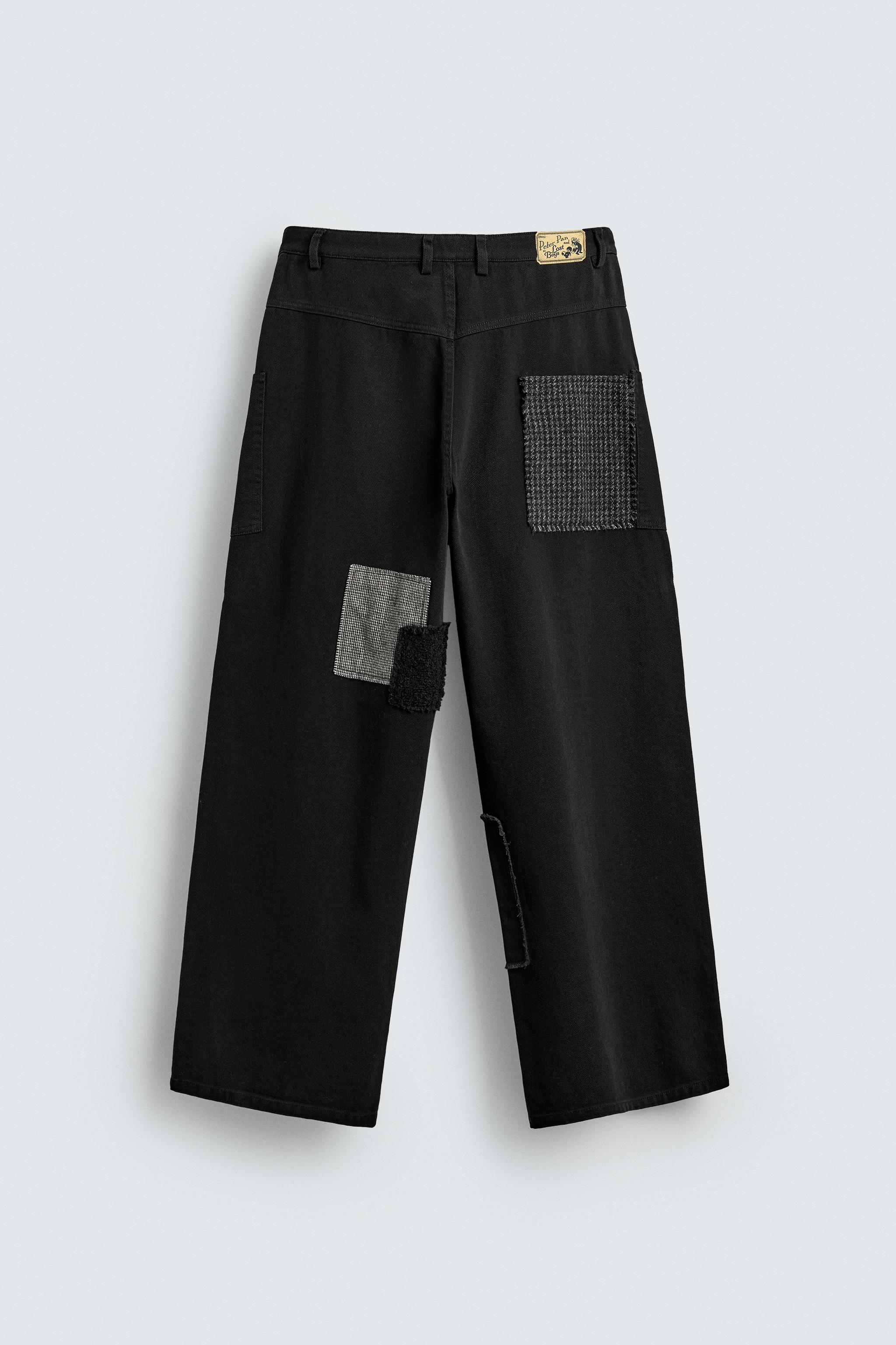 WIDE FIT PATCH PANTS HARRY LAMBERT FOR ZARA X DISNEY