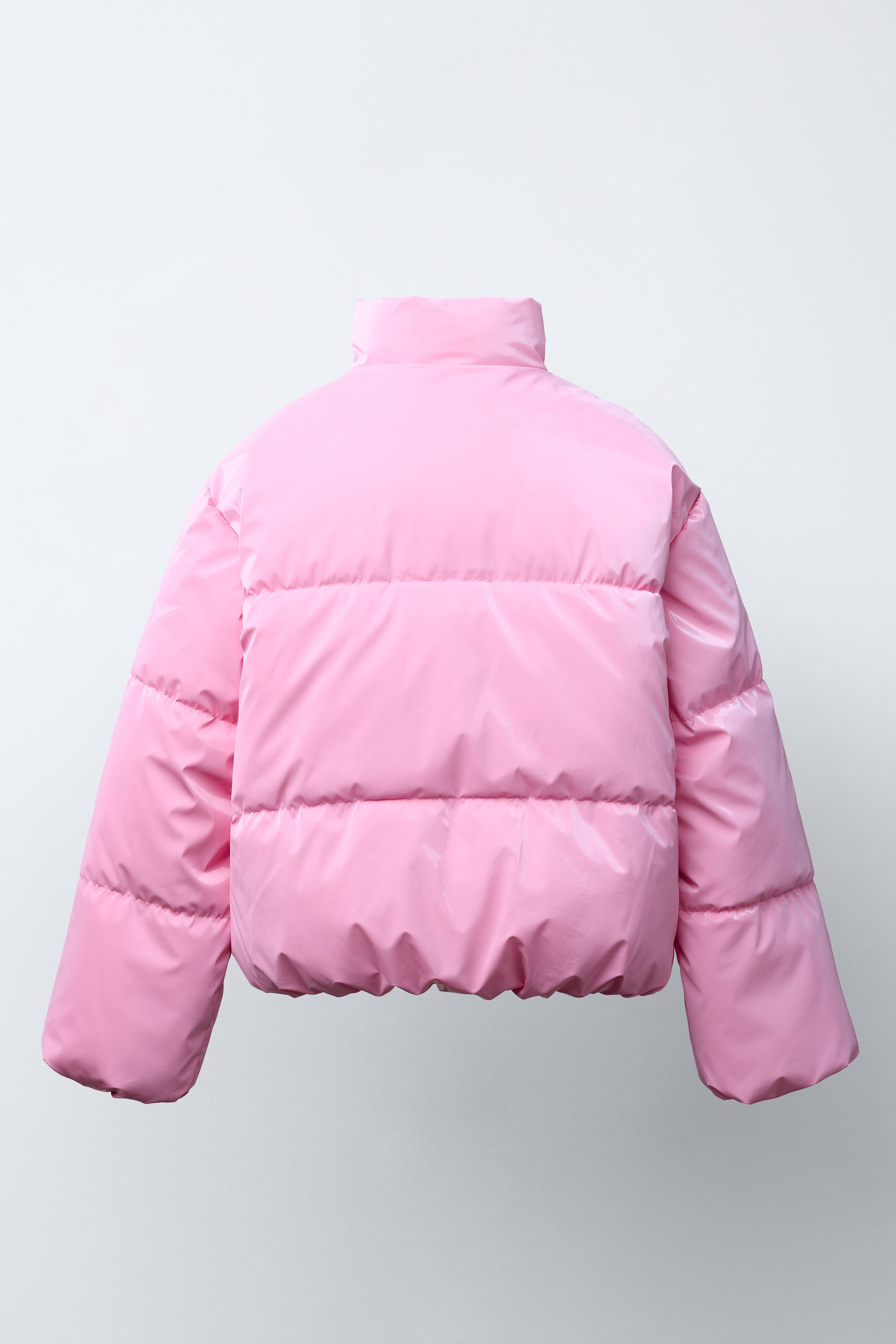 ② SHINY FINISH PUFFER JACKET - Olive green | ZARA Canada