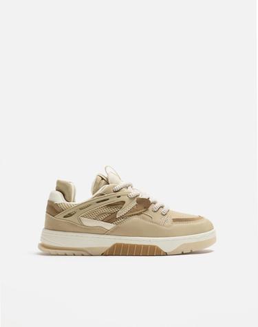 SKATE SNEAKERS - SAND/BROWN by Zara