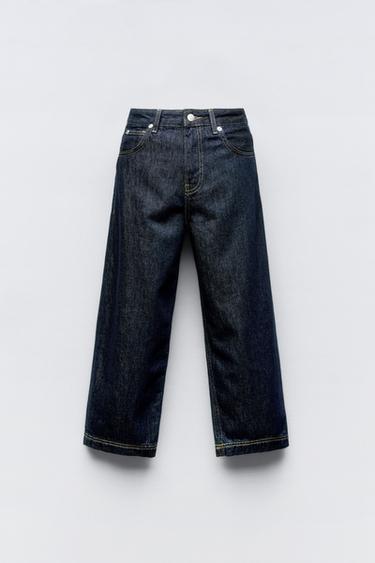 BAGGY RELAXED DNY - Modr od Zara