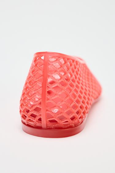 BALLERINES JELLY - Rouge de Zara - Image 4