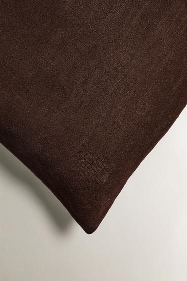 HOUSSE DE COUSSIN UNIE - Marron de Zara - Image 1