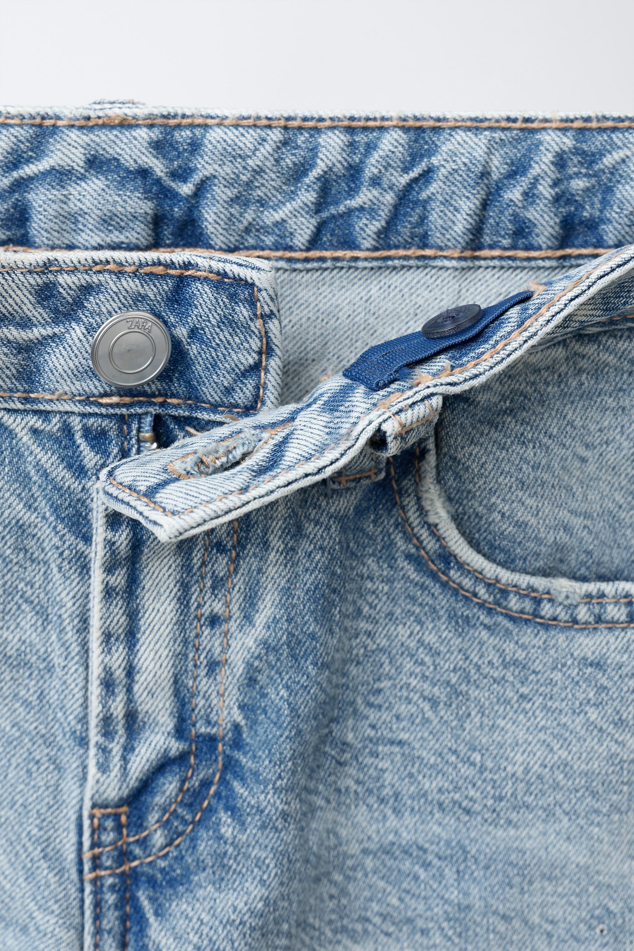 SPARKLY WIDE LEG JEANS