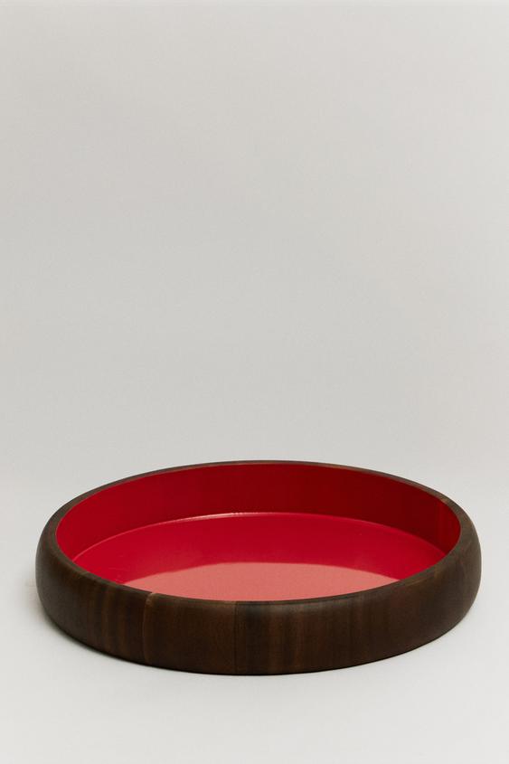 THE ALDIQUÀ ROUND TRAY - Red by Zara - Image 0