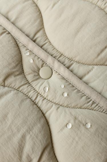 LONG QUILTED ONE-PIECE SUIT - Light green by Zara - Image 5