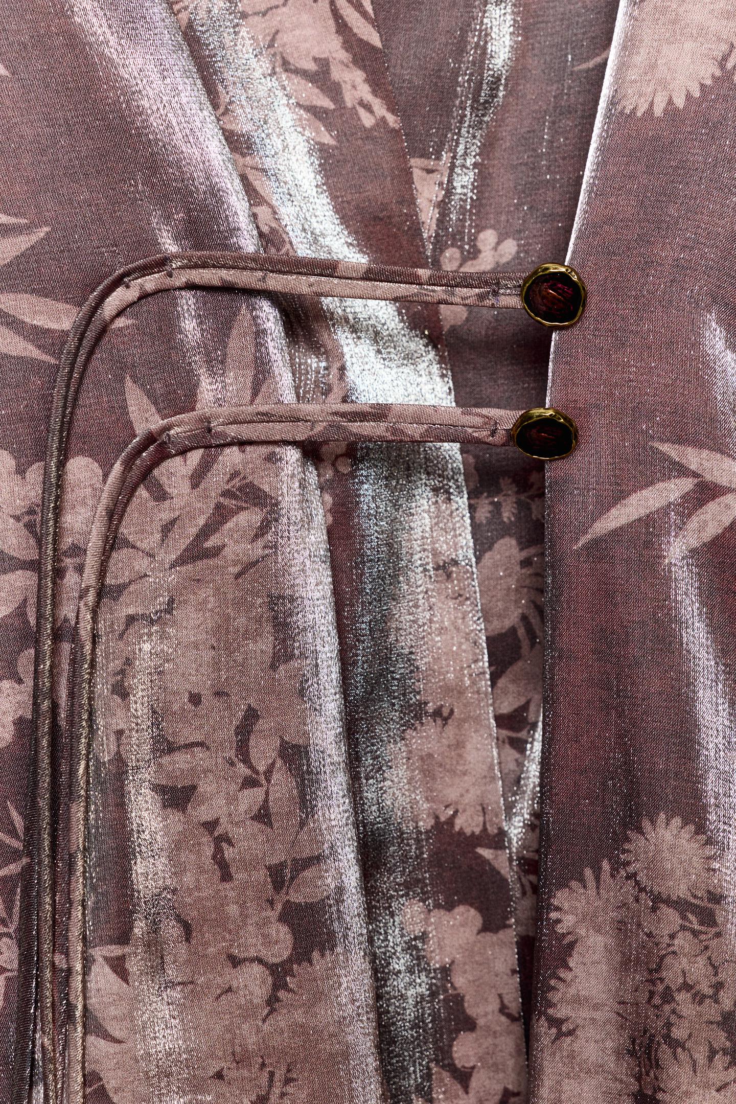 Женская рубашка Zara Printed Wide-Sleeve, цвет: Разноцветный — фото 9
