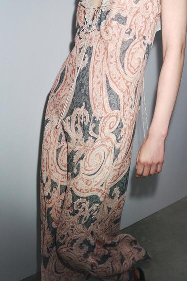 ROBE NUISETTE IMPRIMÉE ZW COLLECTION - Imprimée de Zara - Image 6
