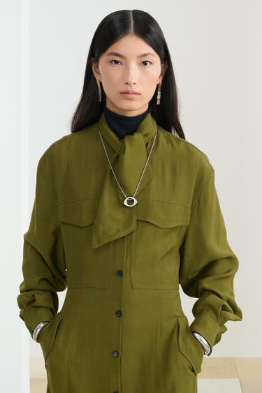 COLLIER CHAÎNE OVALE - Argent de Zara