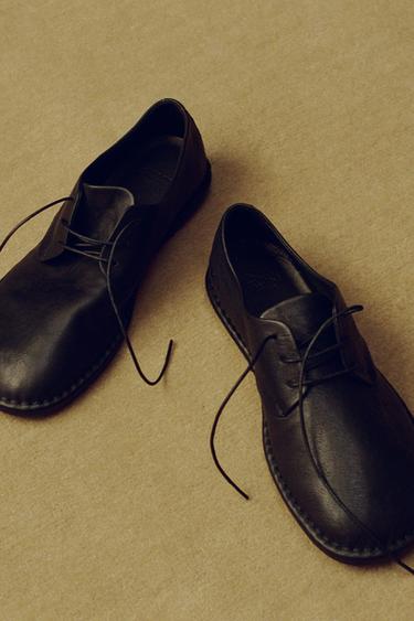 ZAPATO PIEL LIMITED EDITION - Negro de Zara