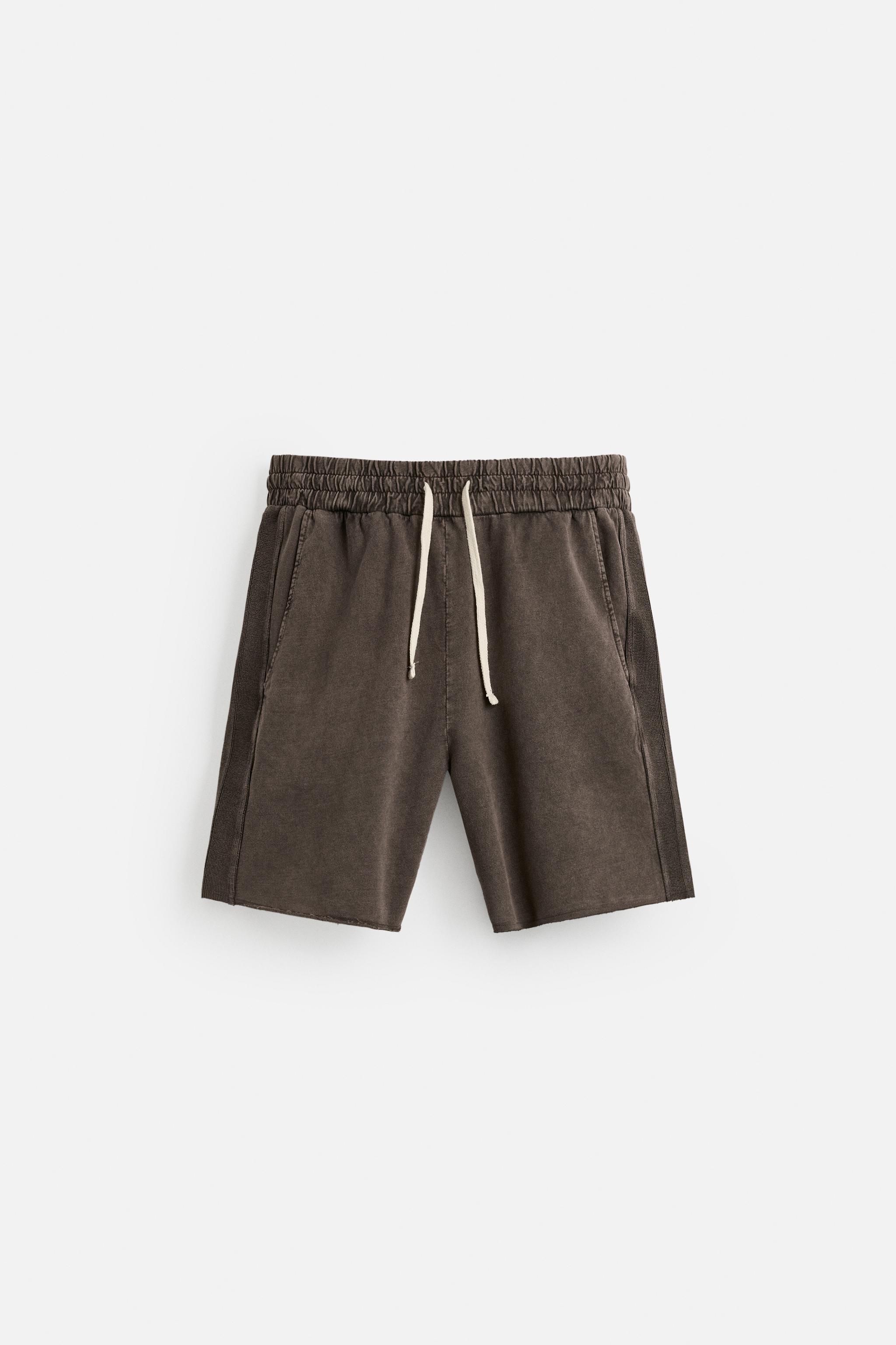 BERMUDA RELAXED FIT DÉLAVÉ