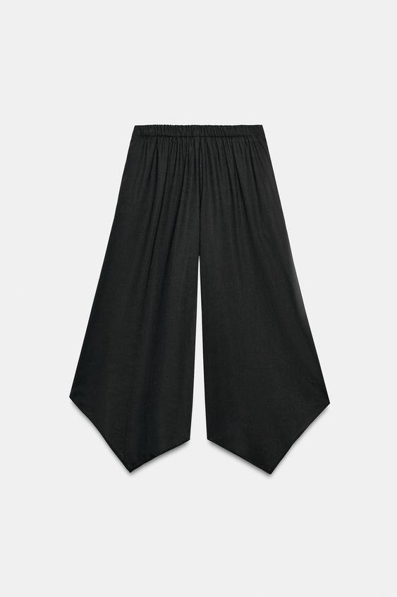 JUPE-CULOTTE ASYMÉTRIQUE - Gris / Bleu de Zara - Image 6