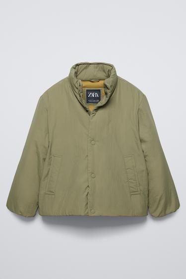 CAZADORA ACOLCHADA - Khaki claro de Zara - Imagen 0