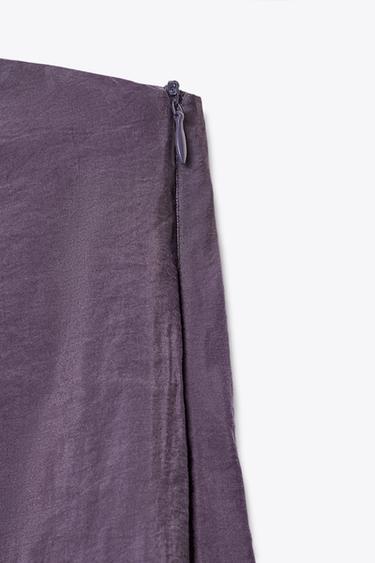 FLOWING BANDEAU TOP - Purple by Zara - Image 6