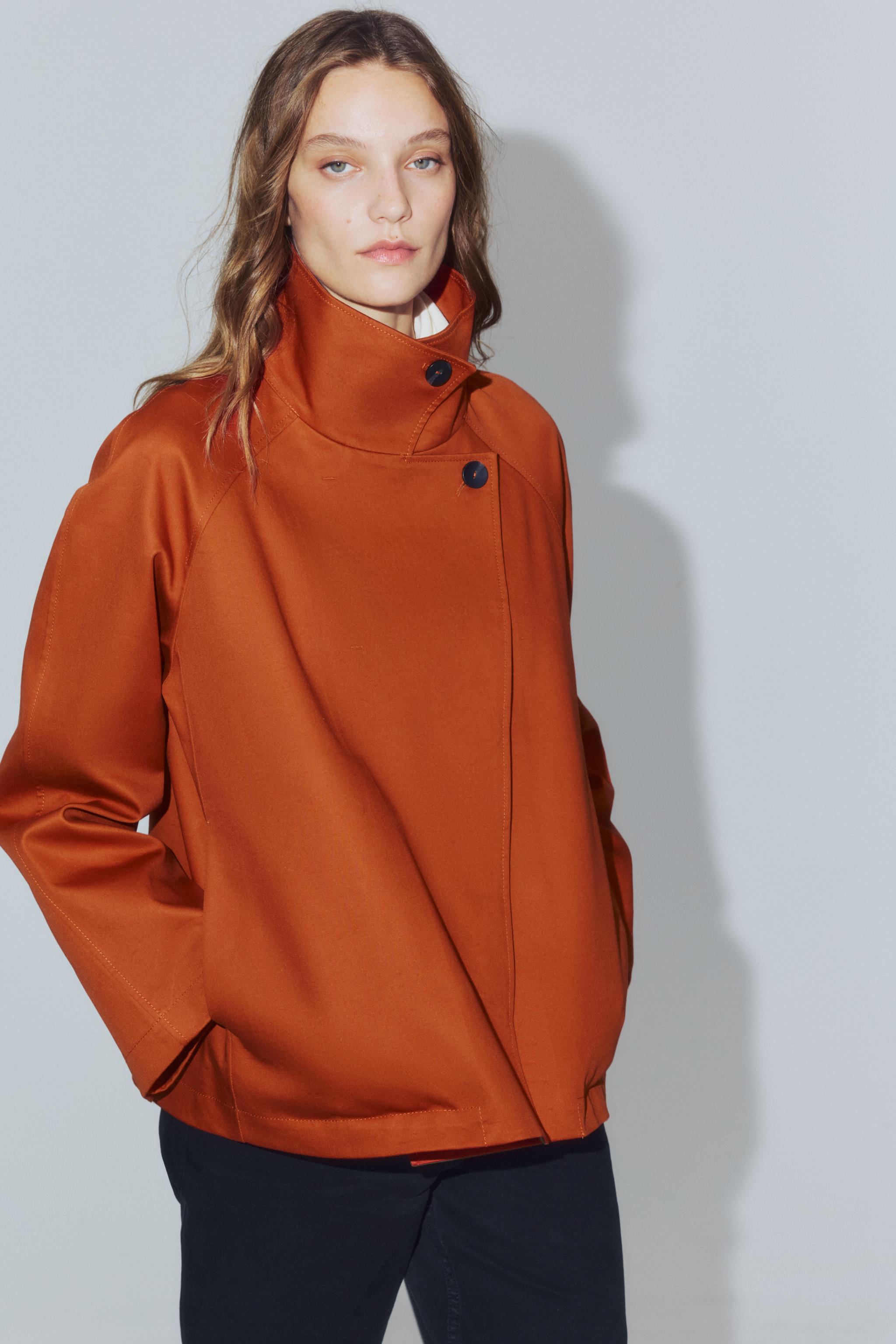 Zw Collection Short Trench Coat by Zara