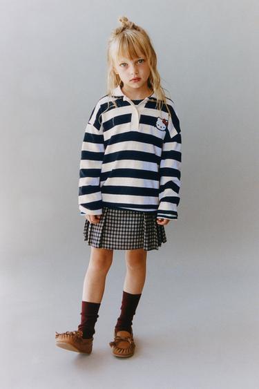 HELLO KITTY © SANRIO STRIPED POLO SHIRT - striped by Zara