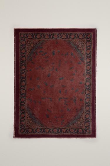 PAISLEY JACQUARD THROW - تيجا الخاص بـ Zara - صورة 0
