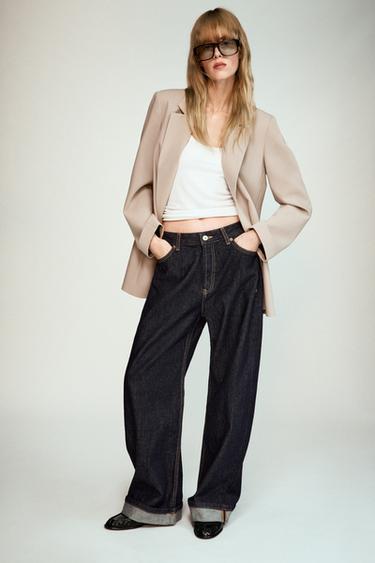 BUTTONED BLAZER - Sand by Zara - Image 0