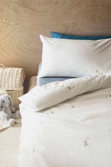 CHILDREN’S RABBIT DUVET COVER - Multicoloured by Zara