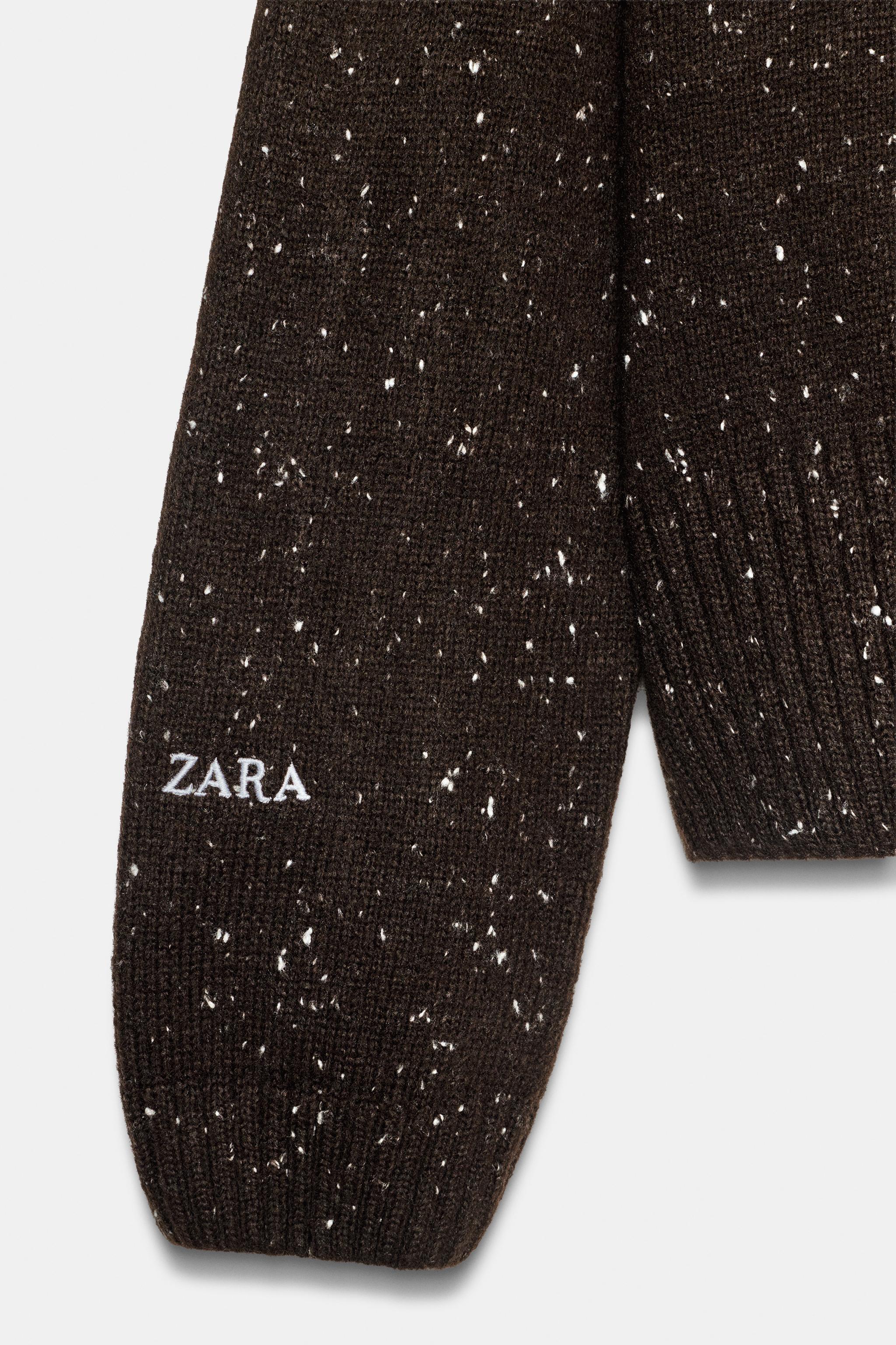 EMBROIDERED LETTER KNIT SWEATER