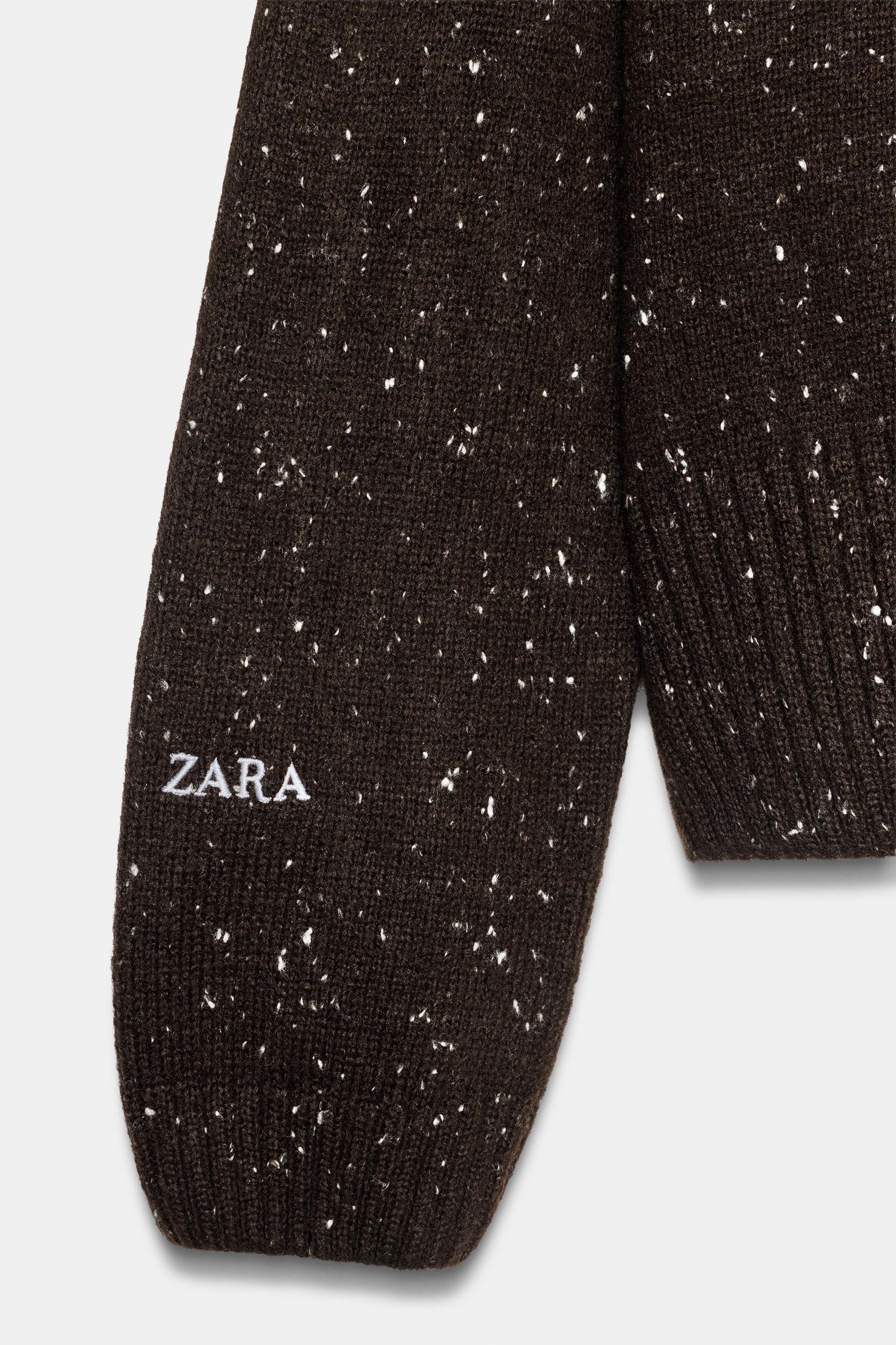 EMBROIDERED LETTER KNIT SWEATER thumbnail 7