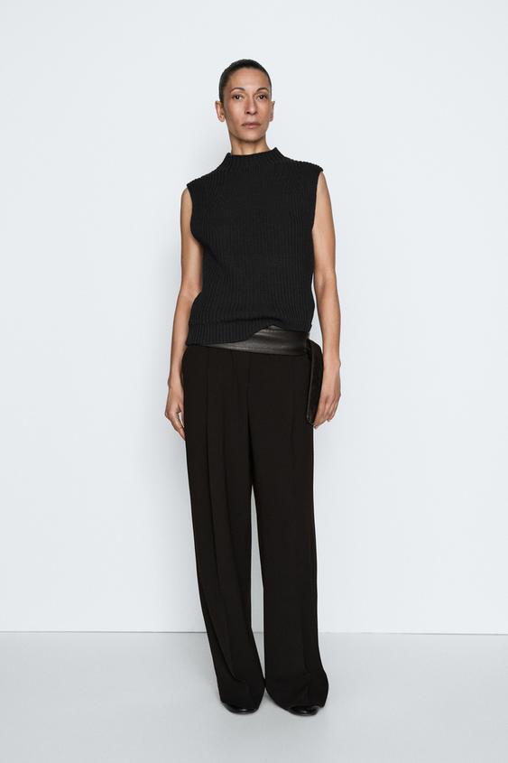 Chunky knit cotton top - STUDIO from Zara - $100