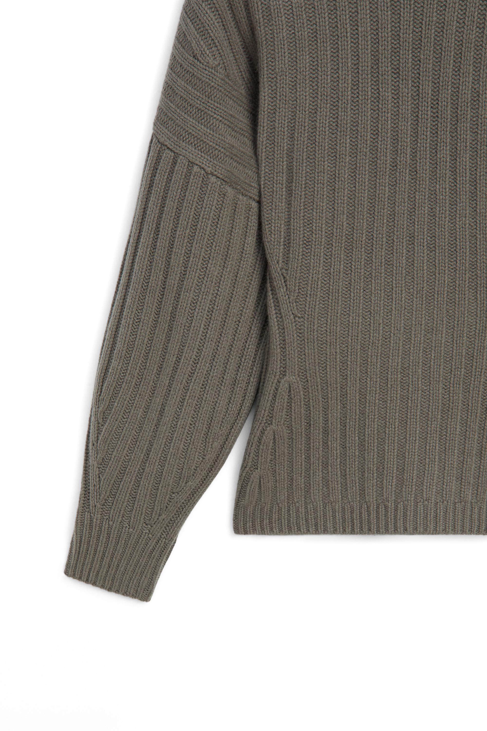 Pull en maille côtelée laine et cachemire - LIMITED EDITION