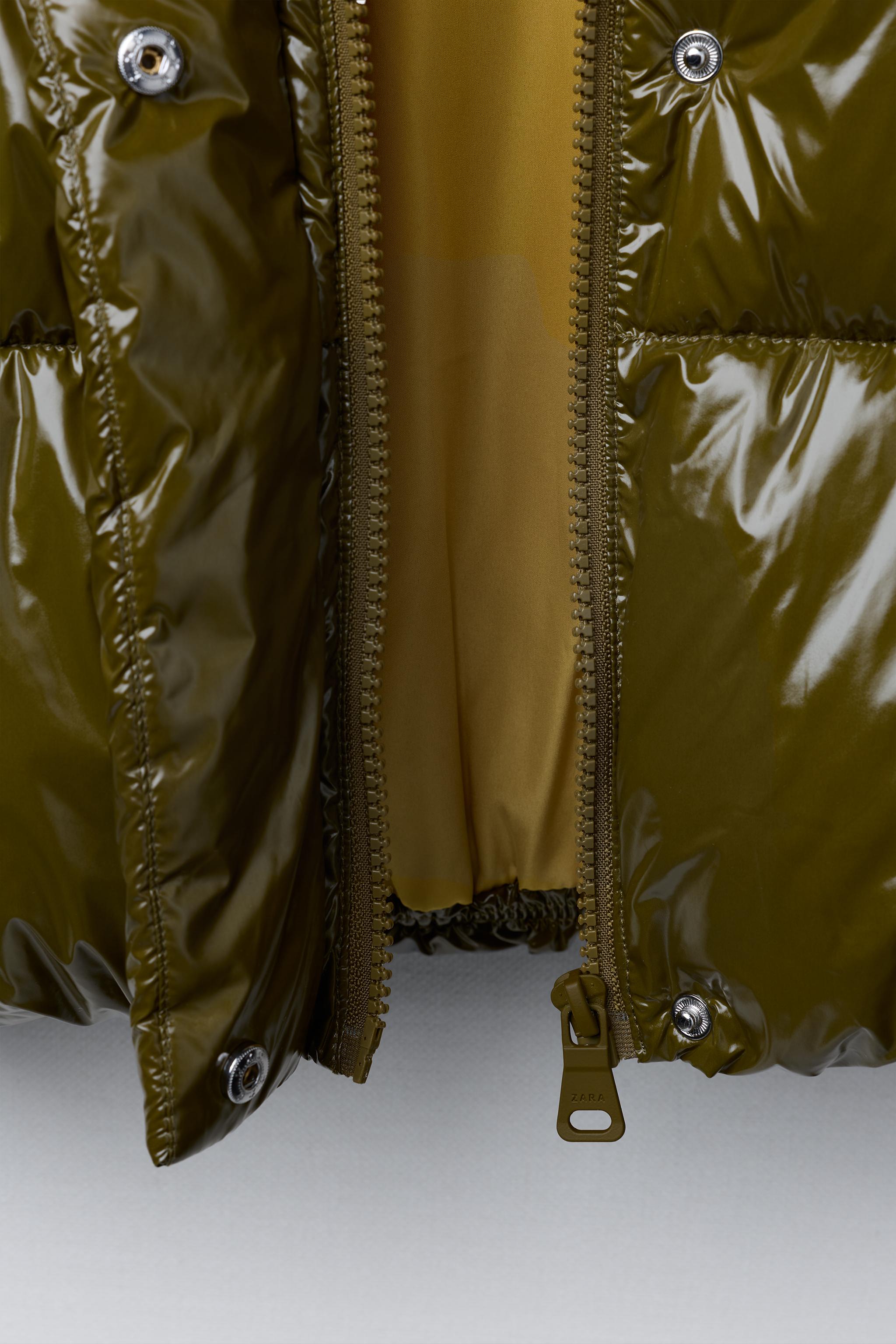 SHINY FINISH PUFFER JACKET