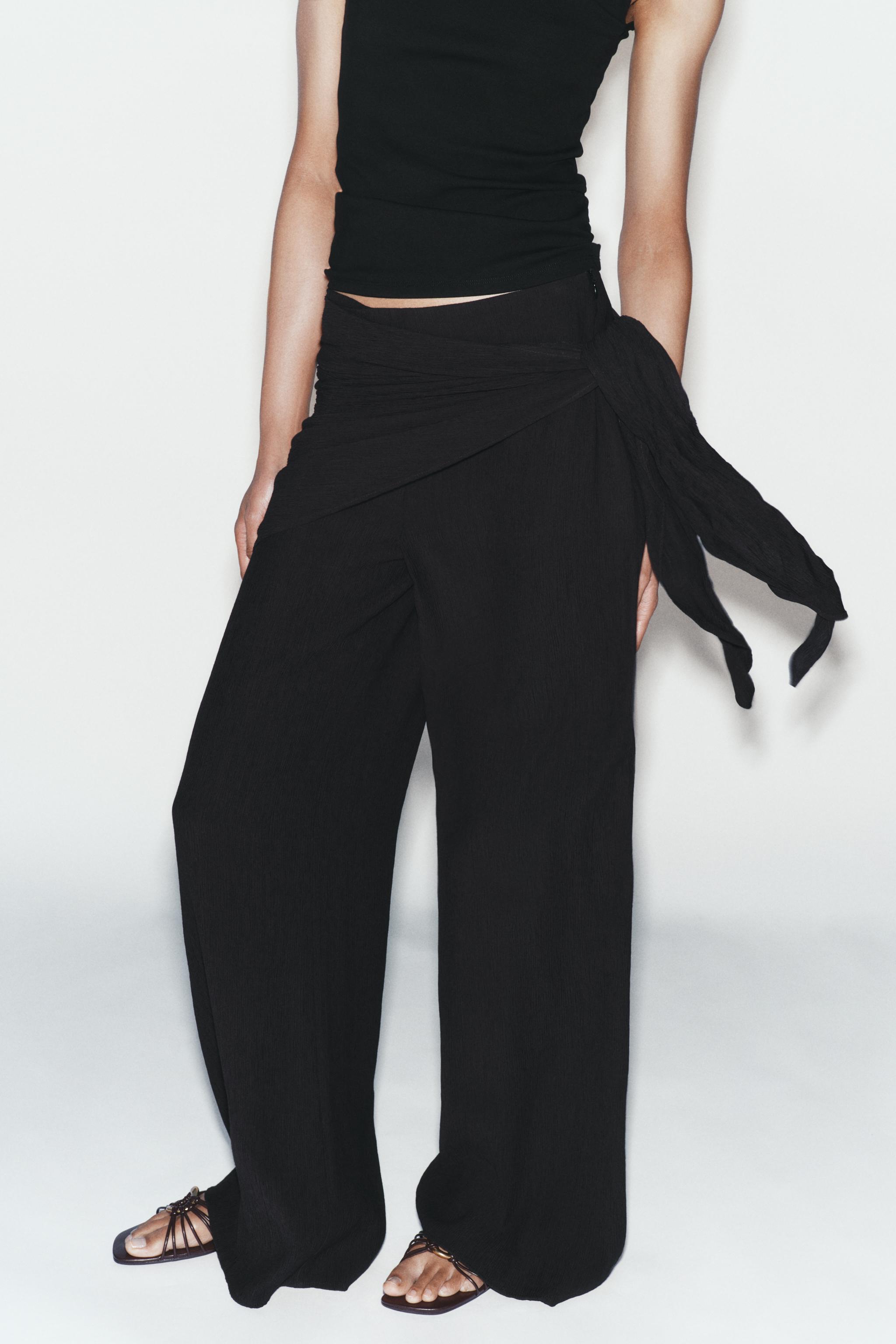 PANTALON LARGE FOULARD
