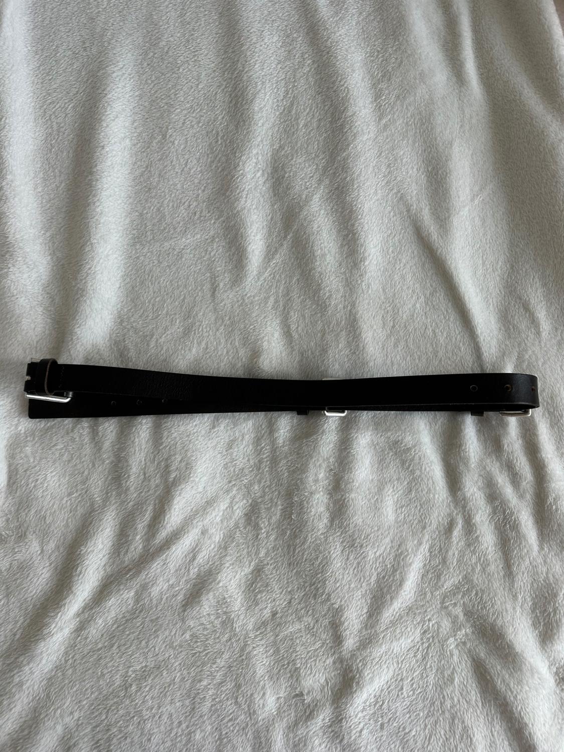 100% LEATHER MULTIPOSITION BUCKLE BELT - Image 5