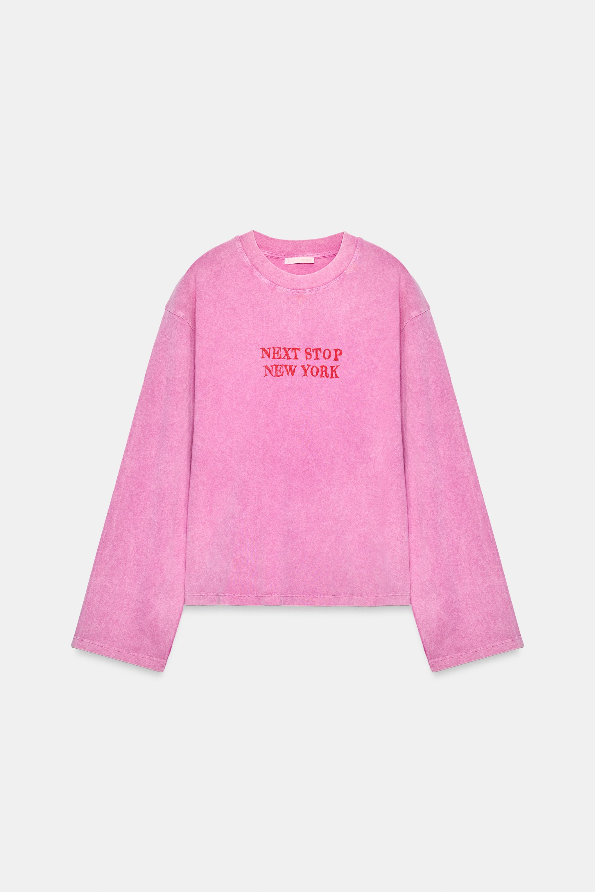 T-SHIRT EFFET DÉLAVÉ À DESSINS