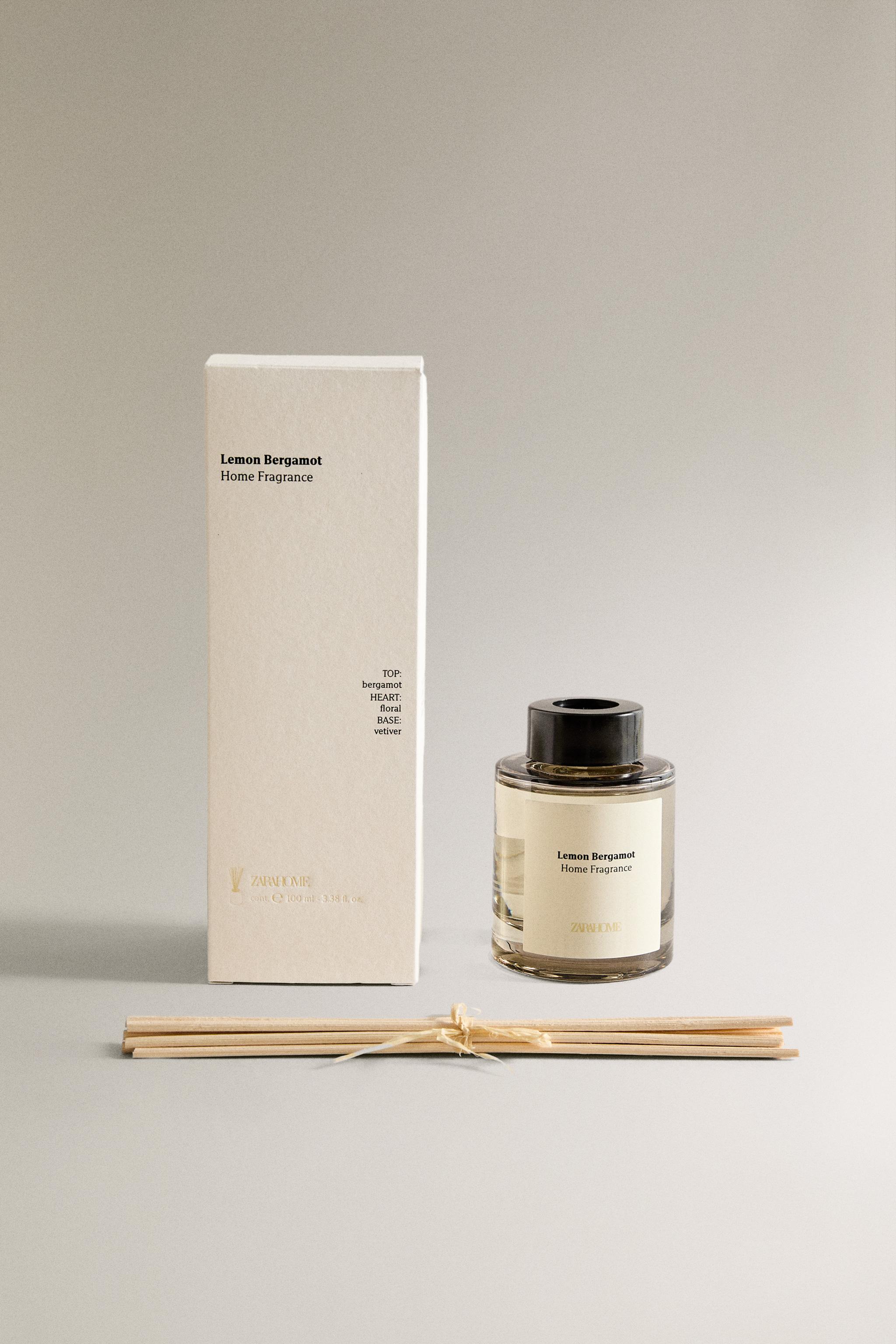 (100 ML) LEMON BERGAMOT REED DIFFUSERS — white