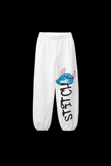 Zara LILO & STITCH © DISNEY JOGGERS - Oyster-white - Image 0