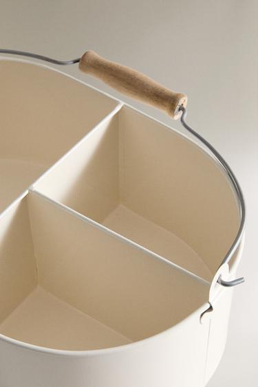 METAL BOX WITH COMPARTMENTS - Ecru by Zara - Image 4