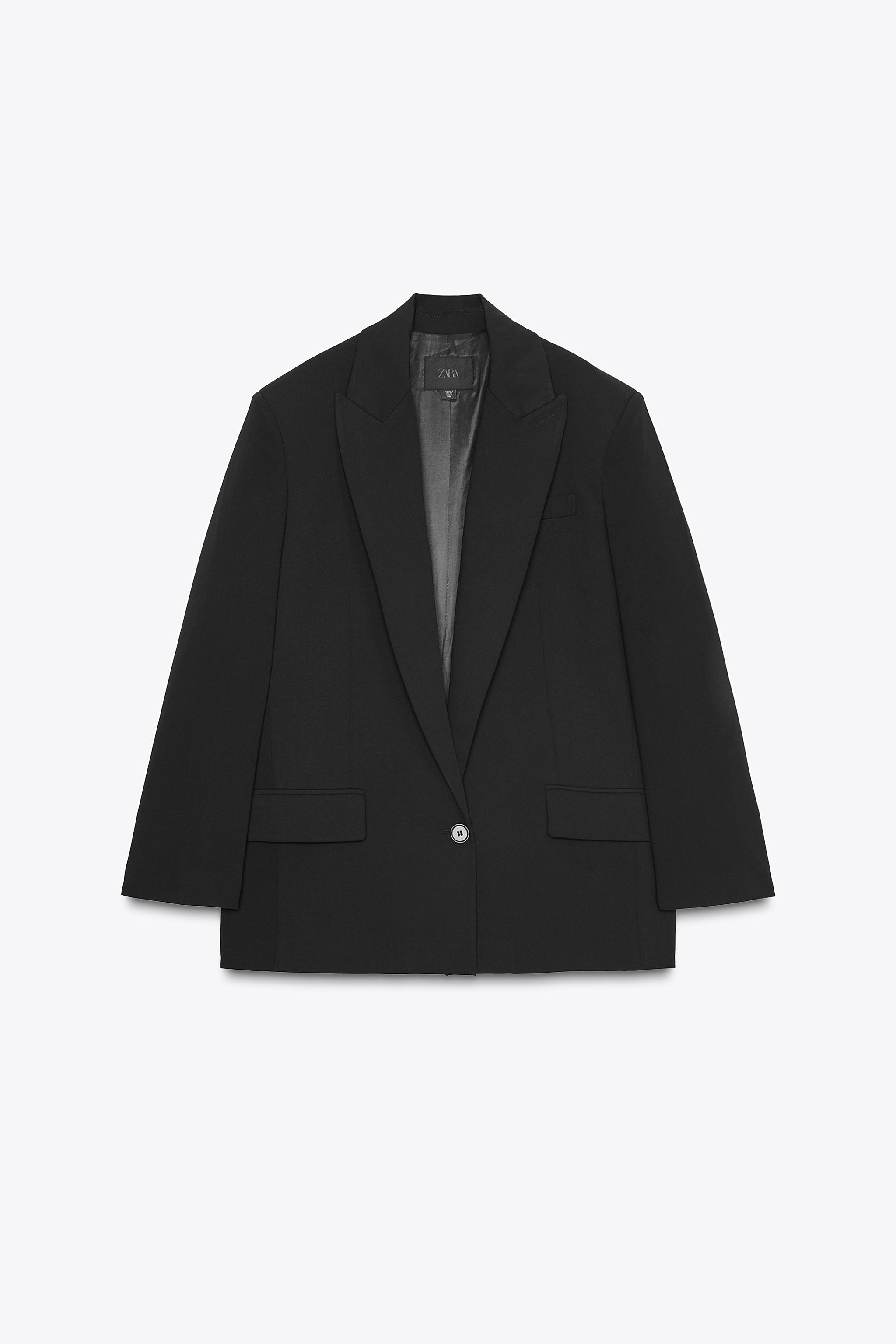 ZARA  ダブルサイド仕様　オーバーサイズジャケット ZARA - ZARA ダブルサイド仕様オーバーサイズジャケットの通販