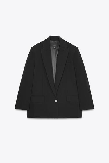 OVERSIZE BASIC BLAZER - Black by Zara