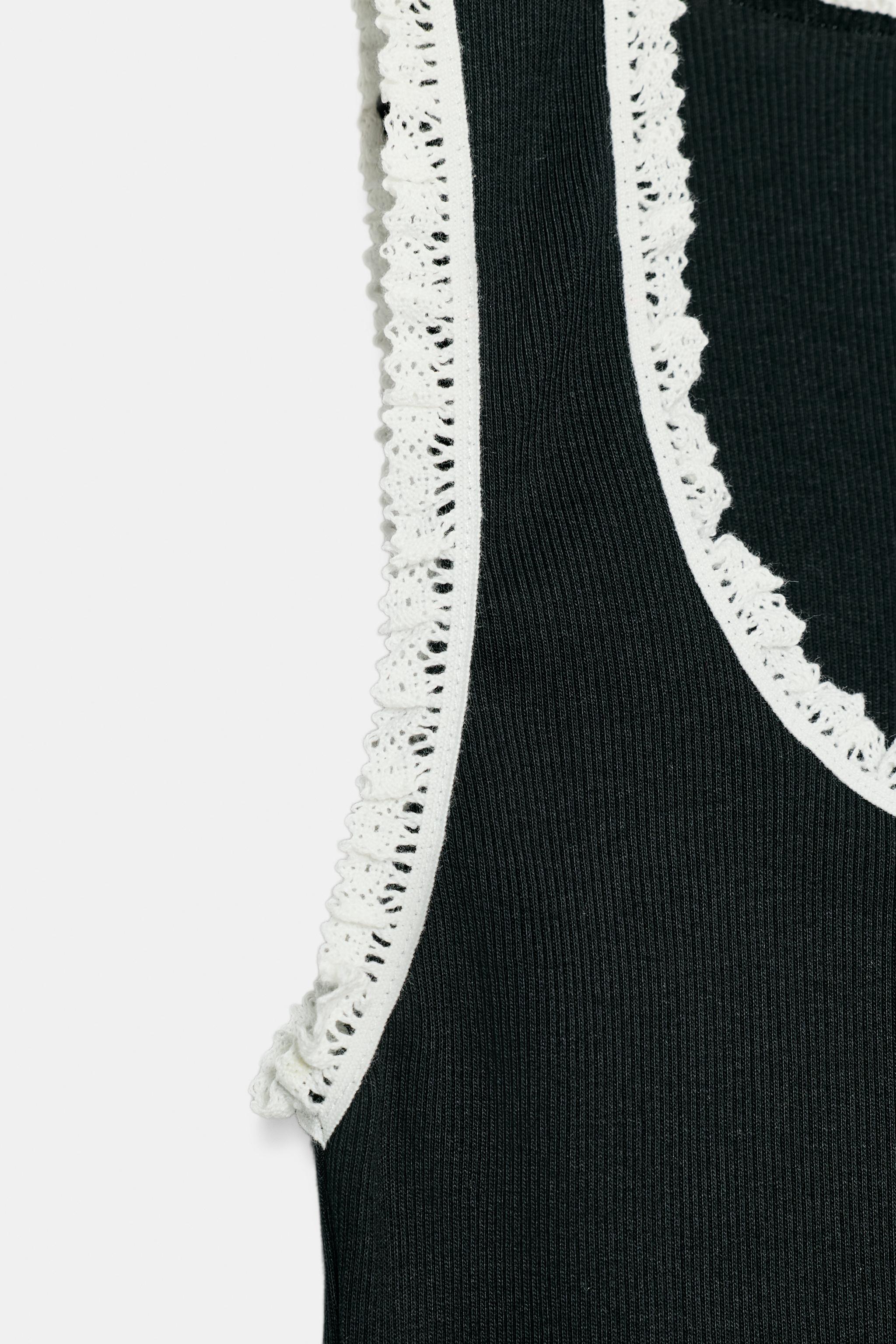 COMBINATION LACE TOP