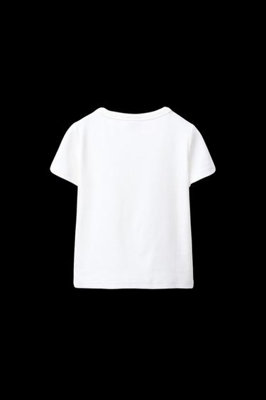 ANIMAL PRINT T-SHIRT - White by Zara