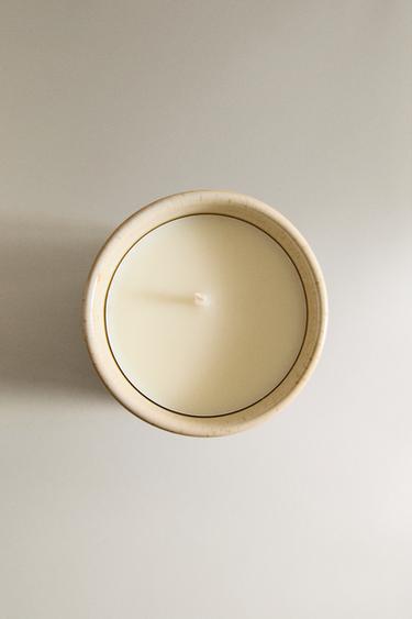 (170 G) SUNSET ORANGE BLOSSOM SCENTED CANDLE - Orange by Zara - Image 2