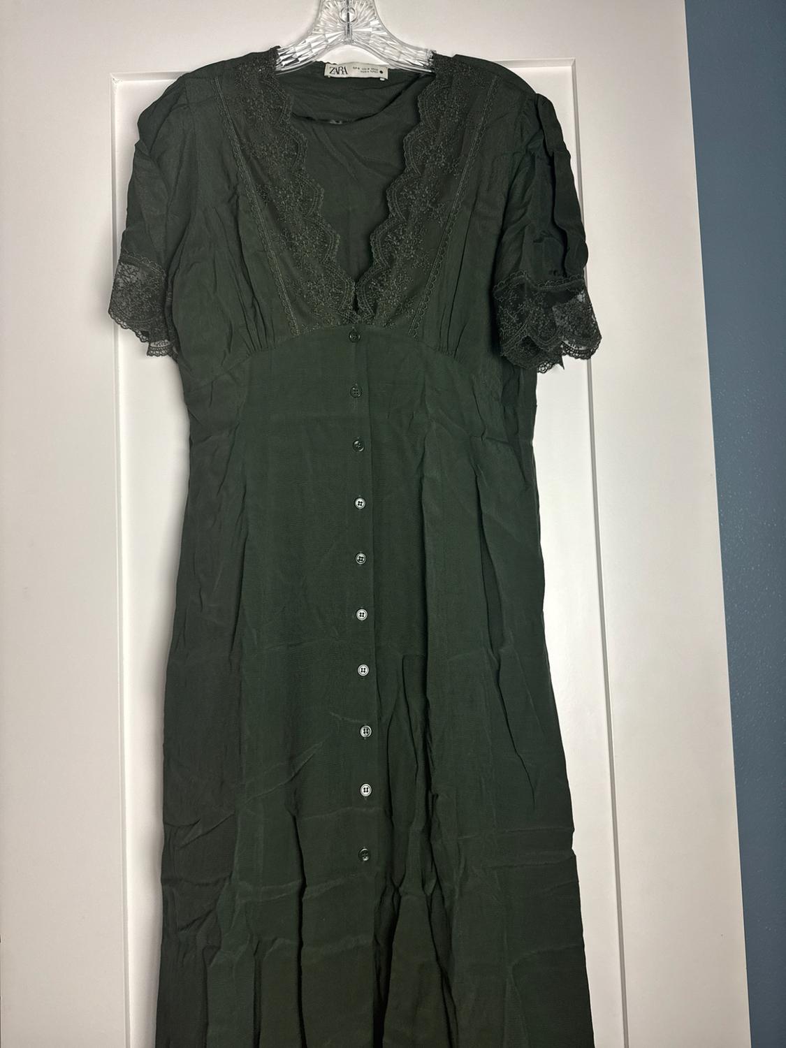 VESTIDO MIDI ENCAJE - Image 4