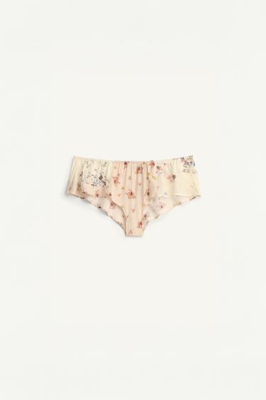 LIMITED EDITION FLORAL BRIEFS - Printed by Zara