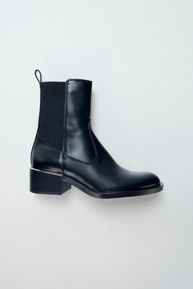HEELED ANKLE BOOTS - Black by Zara