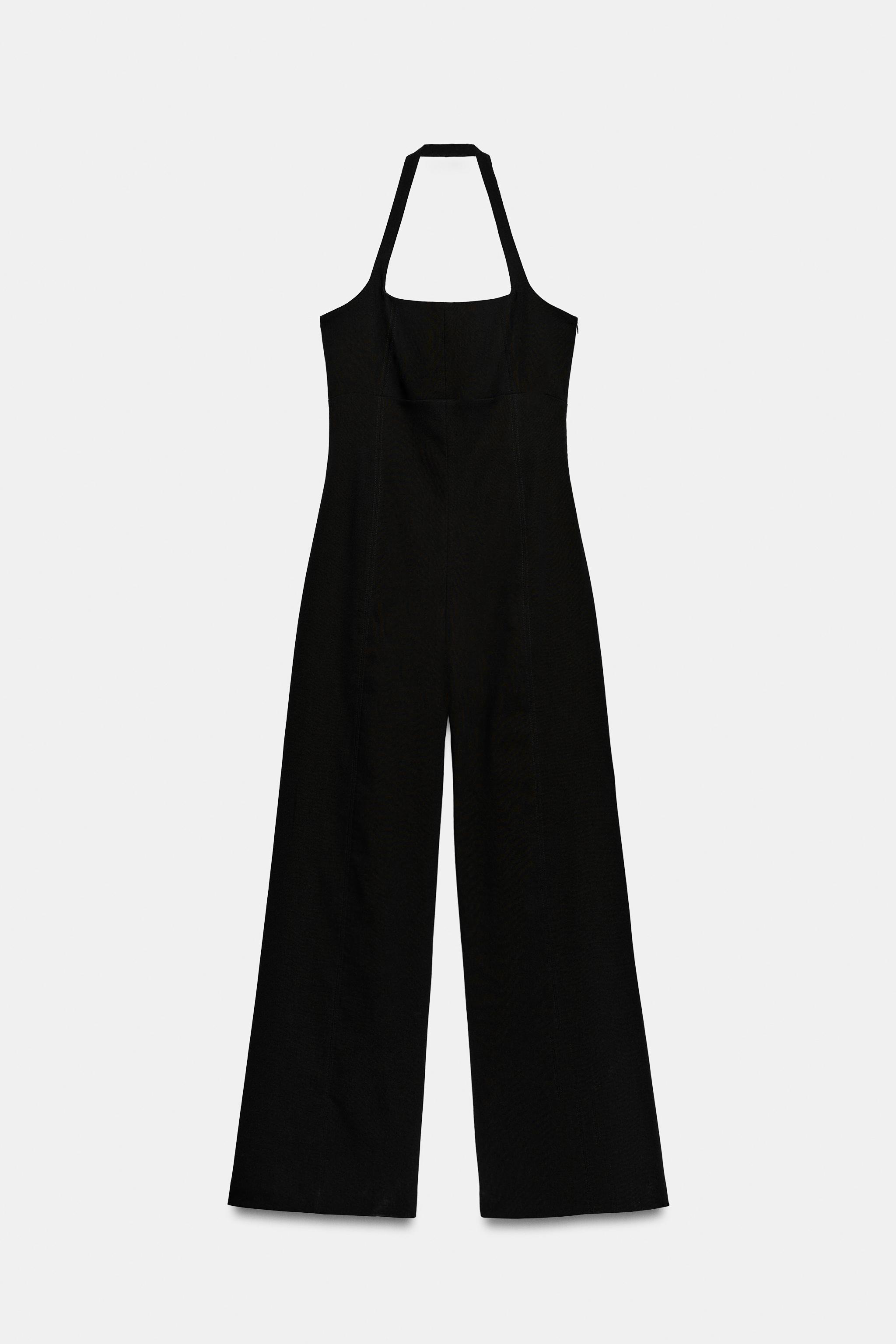 Zara ZW COLLECTION HALTER NECK JUMPSUIT — фото 6