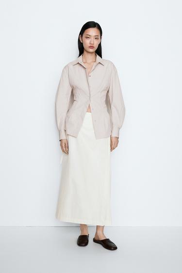 Zara Shirt with seam details - STUDIO - Pink / Mauve - Image 0